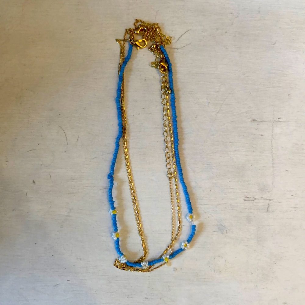 Layered necklaces